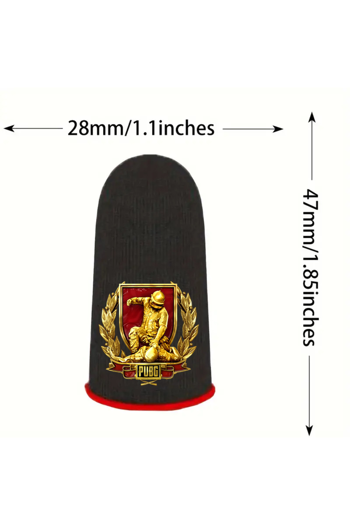 Bilişim Burada Pubg Revenge Arma Desenli Oyun Eldiveni Ter Geçirmez 1 Çift 2 Adet Parmaklık BBPRMK053, one size